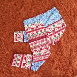🟢No Boundaries Girls Soft Holiday Pajama Pants XXXL